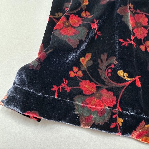 LOFT velvet off the shoulder top, M. - Picture 2 of 7